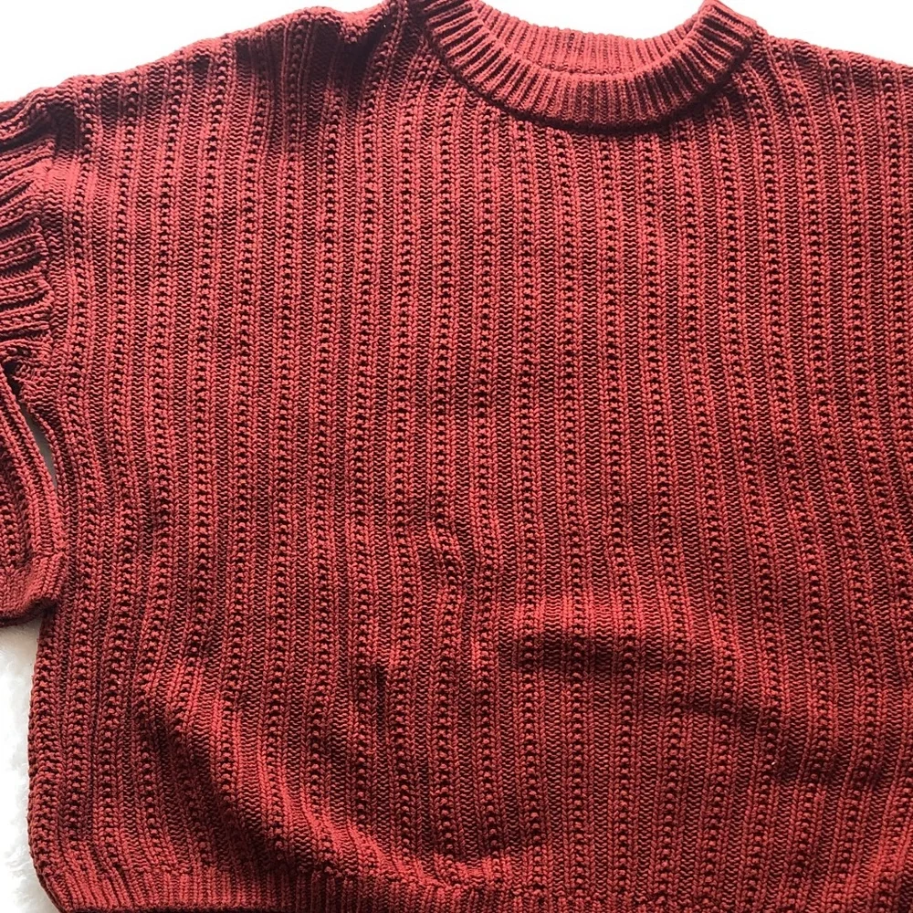 Universal Thread Textured Rust Sweater - Picture 5 of 5
